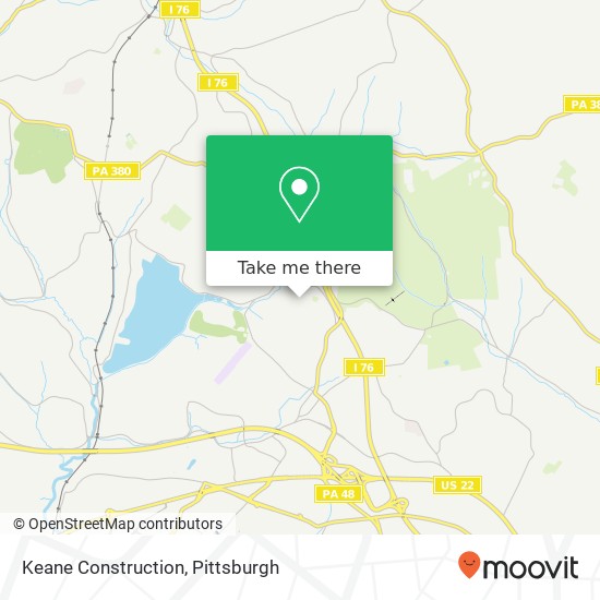 Mapa de Keane Construction
