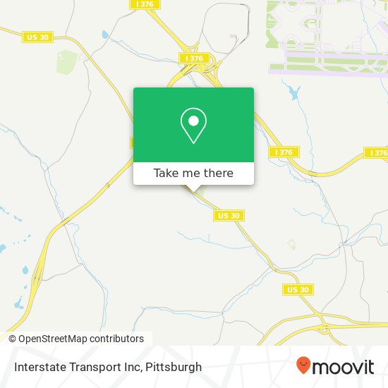 Interstate Transport Inc map