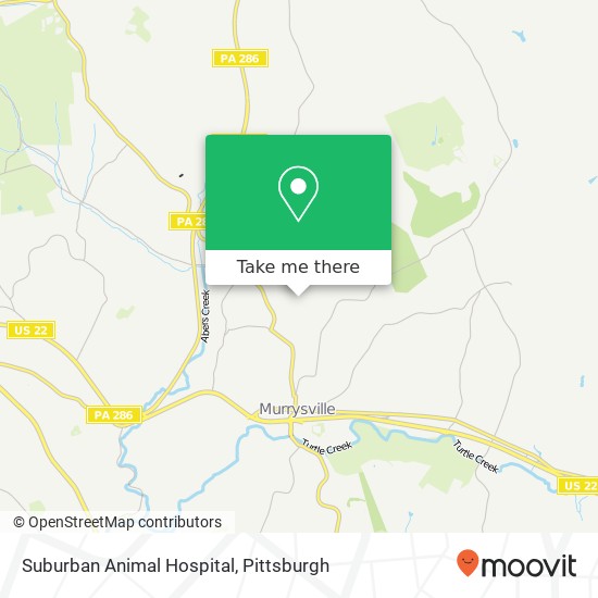Suburban Animal Hospital map