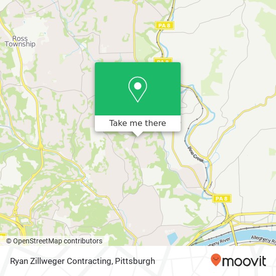 Mapa de Ryan Zillweger Contracting