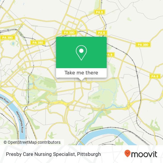 Presby Care Nursing Specialist map