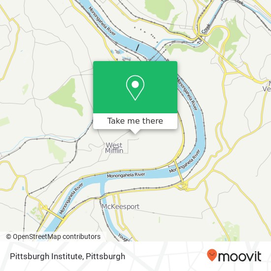 Pittsburgh Institute map