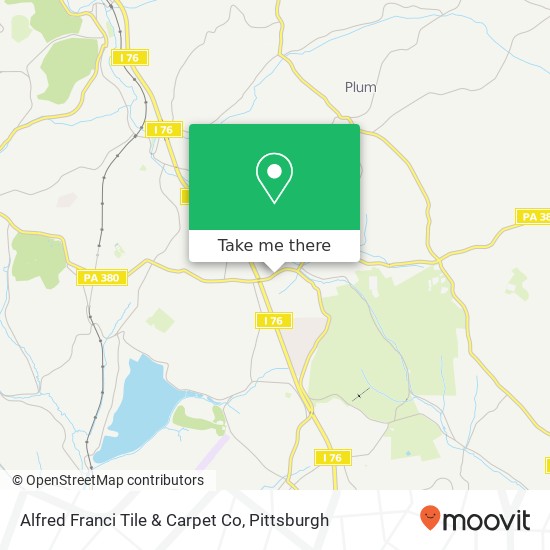 Alfred Franci Tile & Carpet Co map