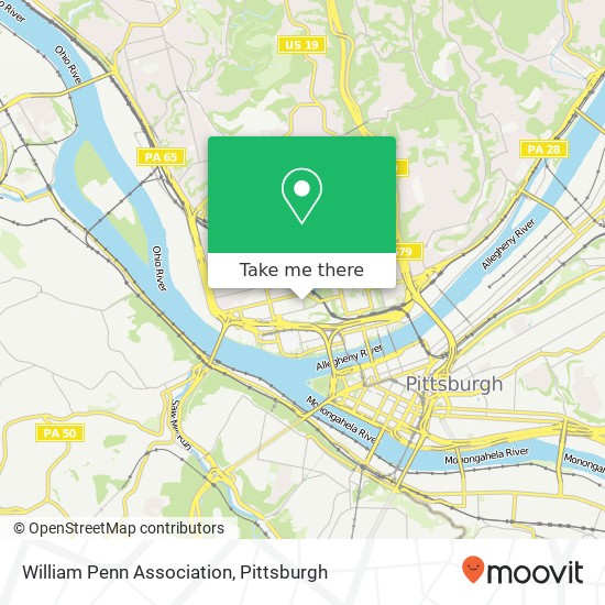 Mapa de William Penn Association