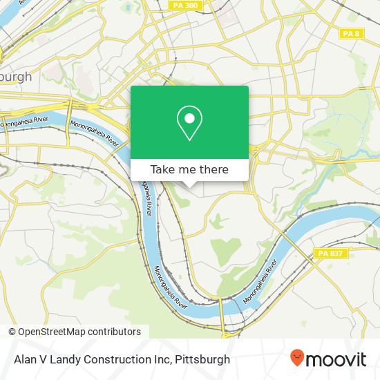 Alan V Landy Construction Inc map