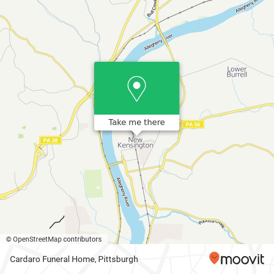 Mapa de Cardaro Funeral Home