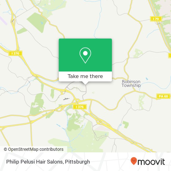 Mapa de Philip Pelusi Hair Salons