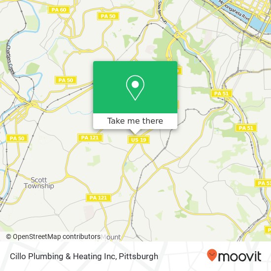 Mapa de Cillo Plumbing & Heating Inc