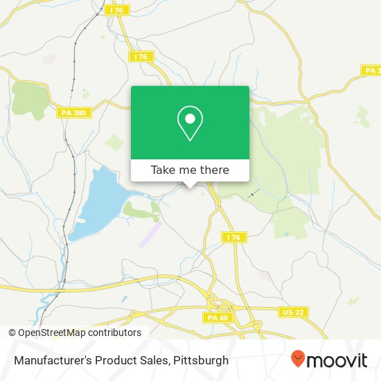 Manufacturer's Product Sales map