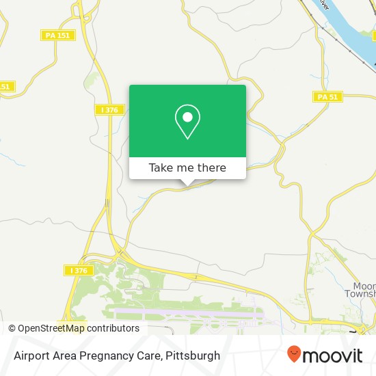 Airport Area Pregnancy Care map