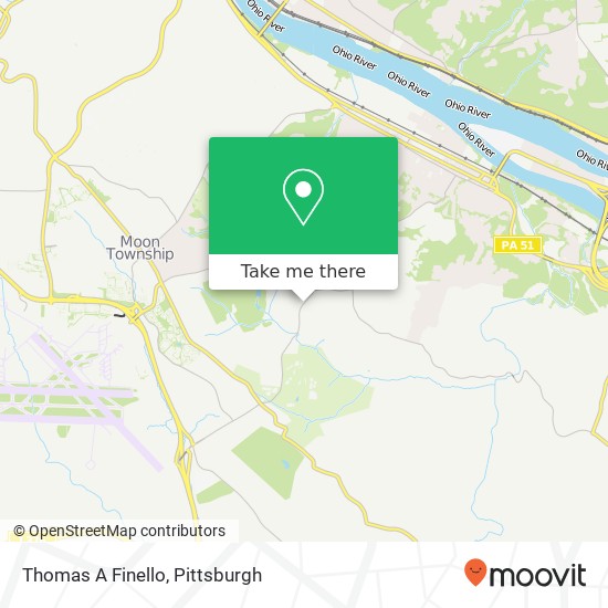 Thomas A Finello map