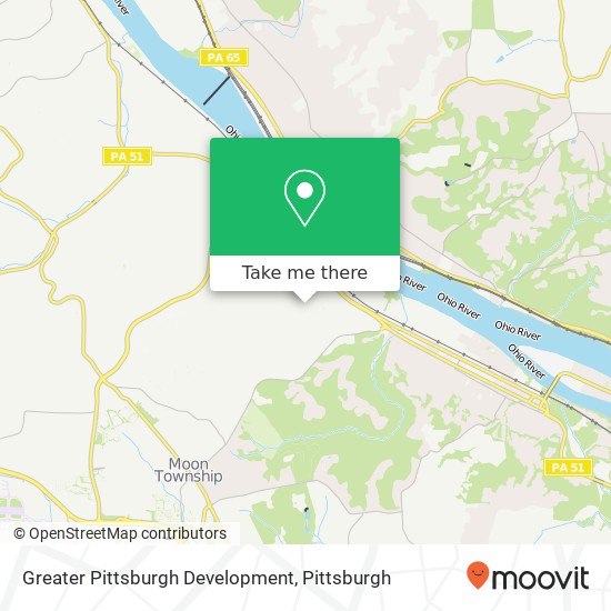 Greater Pittsburgh Development map