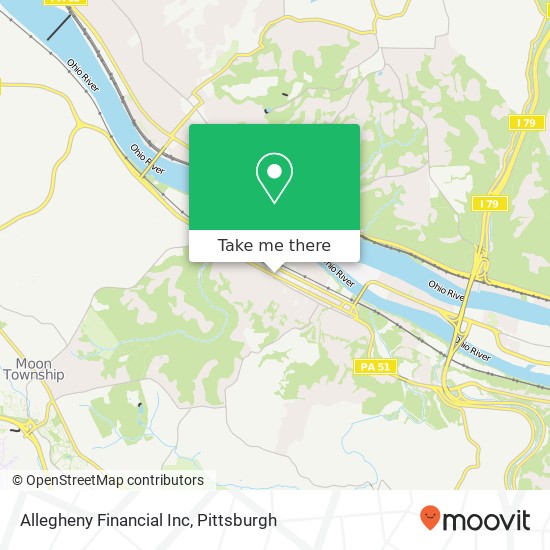 Allegheny Financial Inc map