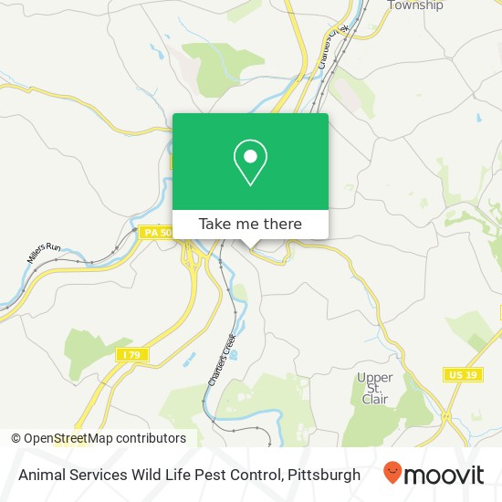 Animal Services Wild Life Pest Control map