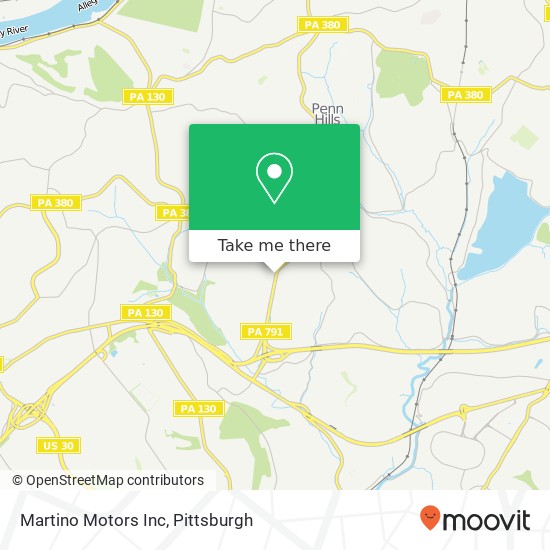 Mapa de Martino Motors Inc