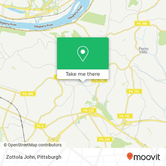 Zottola John map