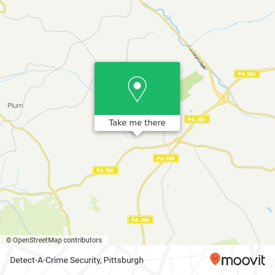 Mapa de Detect-A-Crime Security