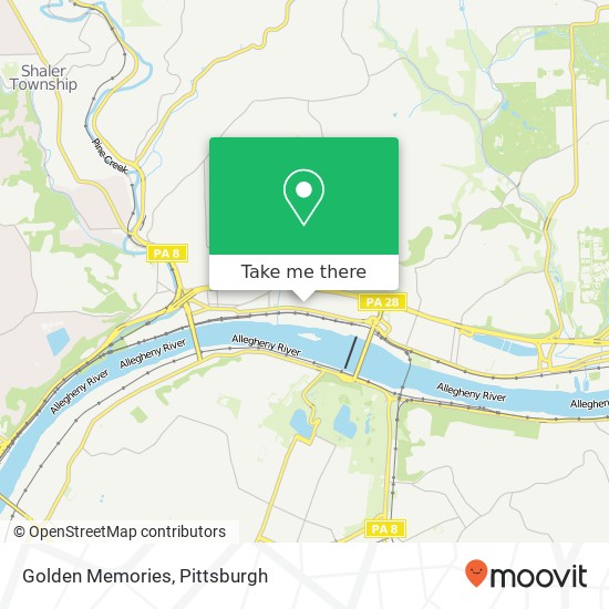 Golden Memories map