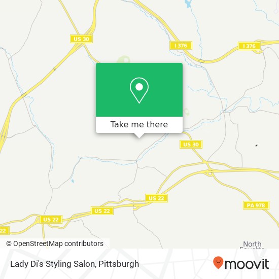 Mapa de Lady Di's Styling Salon
