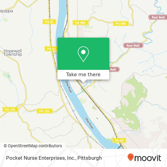 Pocket Nurse Enterprises, Inc. map