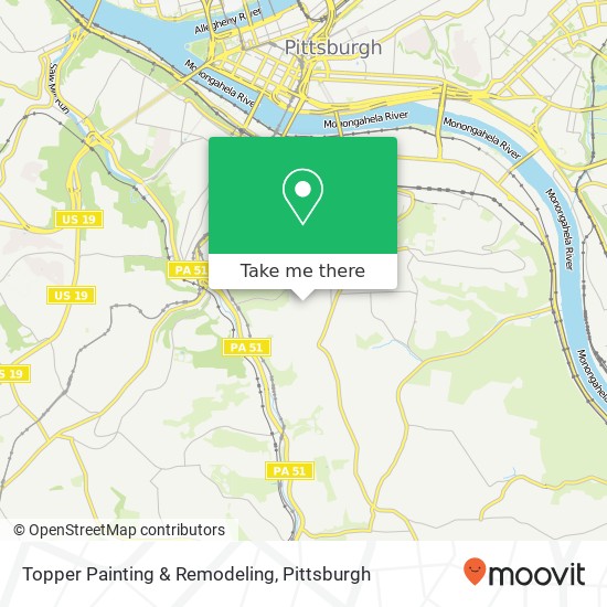 Mapa de Topper Painting & Remodeling