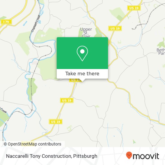 Naccarelli Tony Construction map