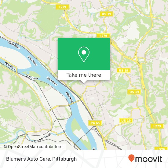 Mapa de Blumer's Auto Care