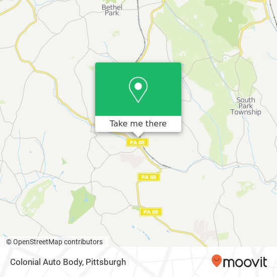 Mapa de Colonial Auto Body