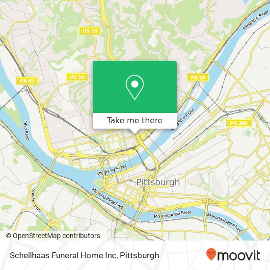 Schellhaas Funeral Home Inc map