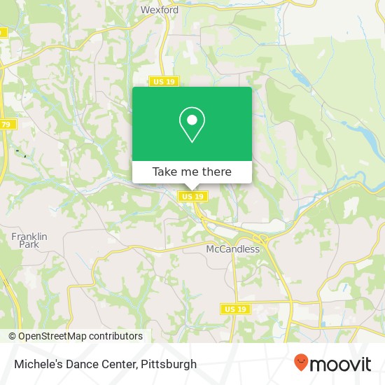 Mapa de Michele's Dance Center