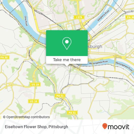 Mapa de Eiseltown Flower Shop