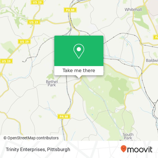 Trinity Enterprises map