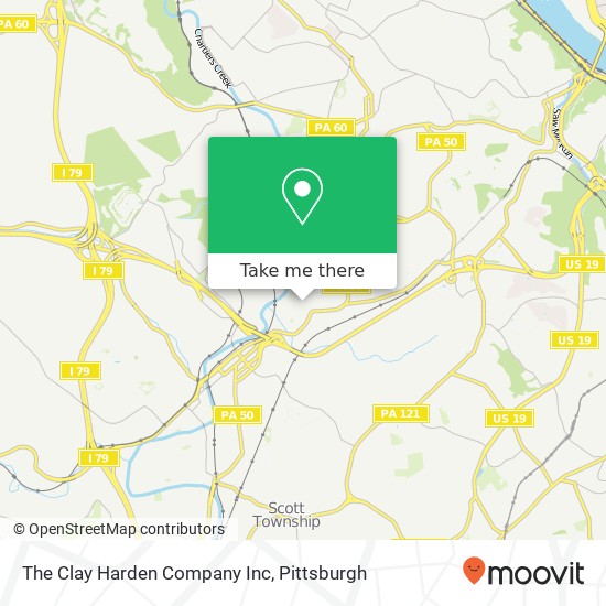 The Clay Harden Company Inc map