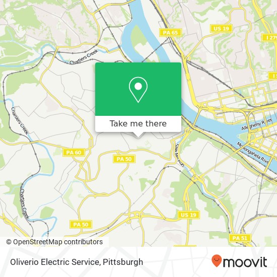 Mapa de Oliverio Electric Service