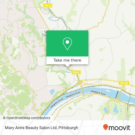 Mapa de Mary Anns Beauty Salon Ltd