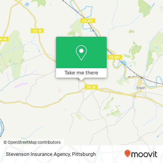 Mapa de Stevenson Insurance Agency