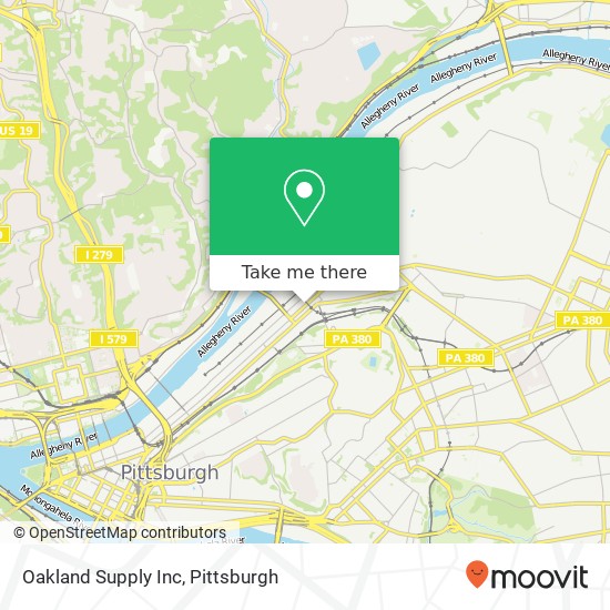 Oakland Supply Inc map