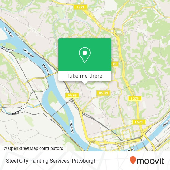 Steel City Painting Services map