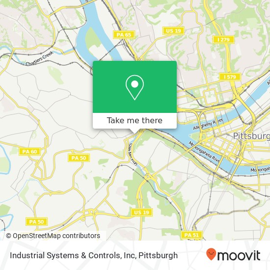 Industrial Systems & Controls, Inc map