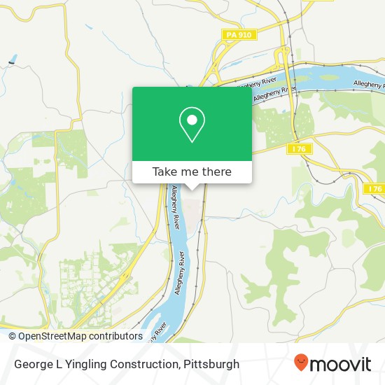 George L Yingling Construction map