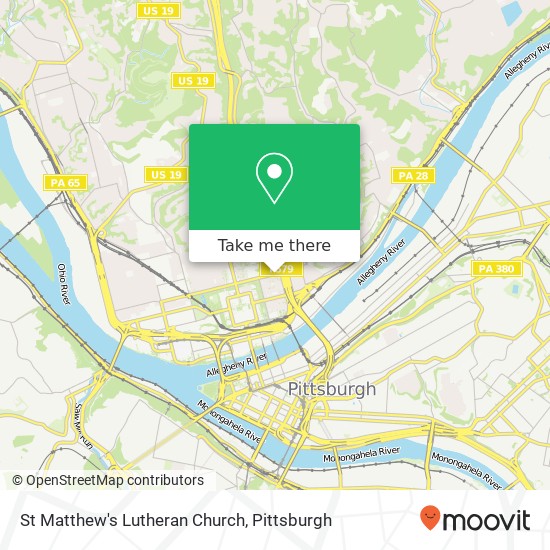 Mapa de St Matthew's Lutheran Church