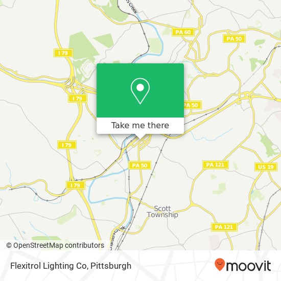 Mapa de Flexitrol Lighting Co