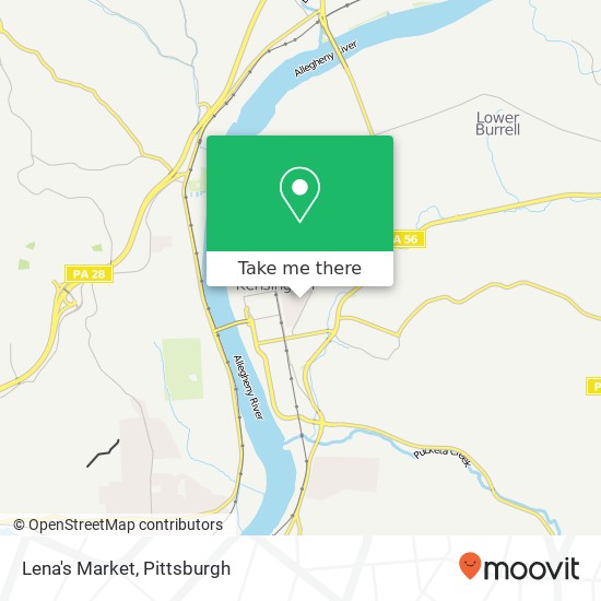 Lena's Market map