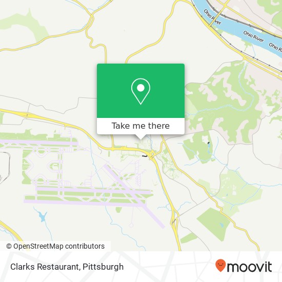 Clarks Restaurant map