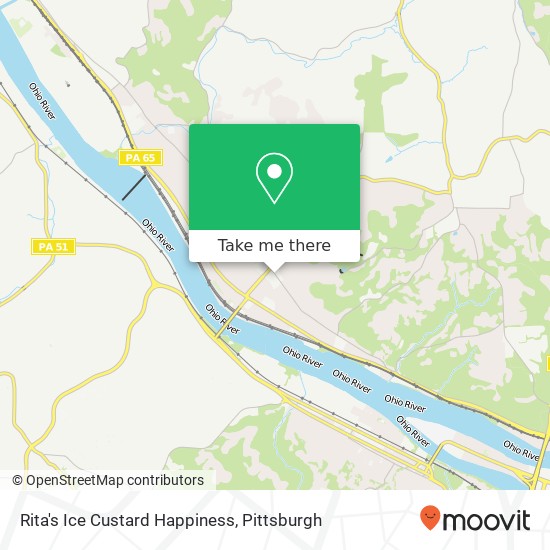 Rita's Ice Custard Happiness map