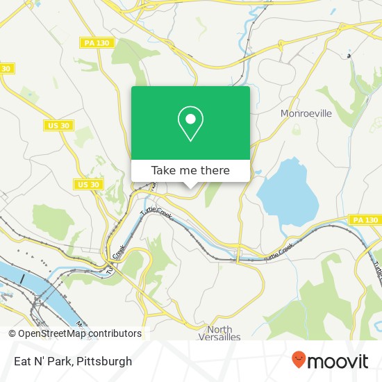 Mapa de Eat N' Park
