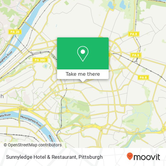 Mapa de Sunnyledge Hotel & Restaurant