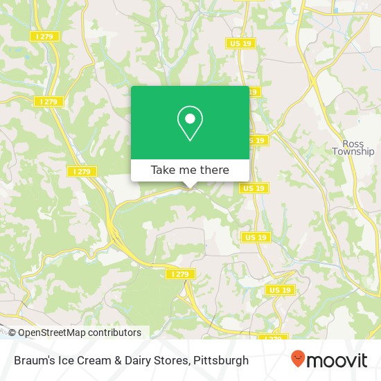 Mapa de Braum's Ice Cream & Dairy Stores