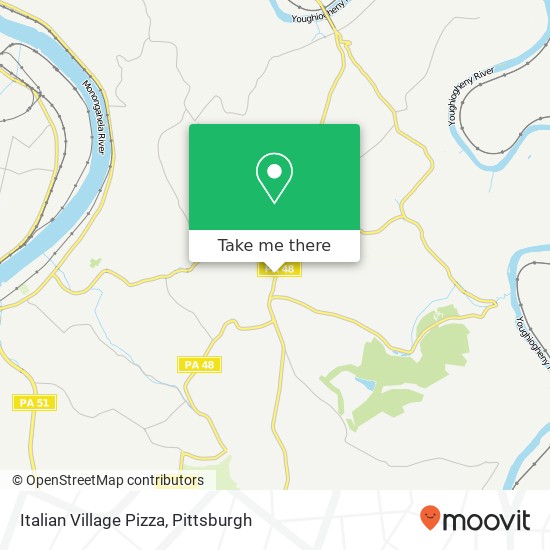 Mapa de Italian Village Pizza