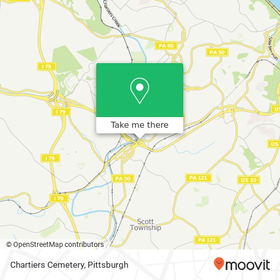 Mapa de Chartiers Cemetery